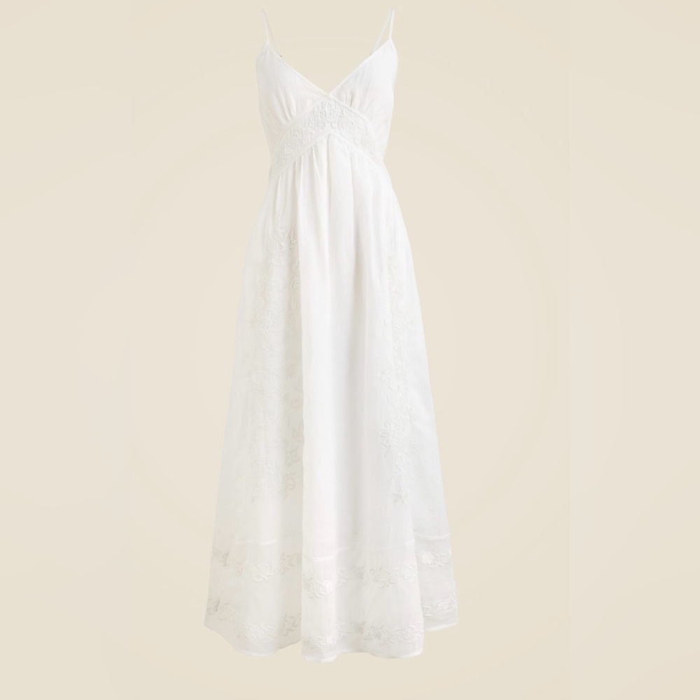 J. Crew White Midi Dress - Picture 4 of 12